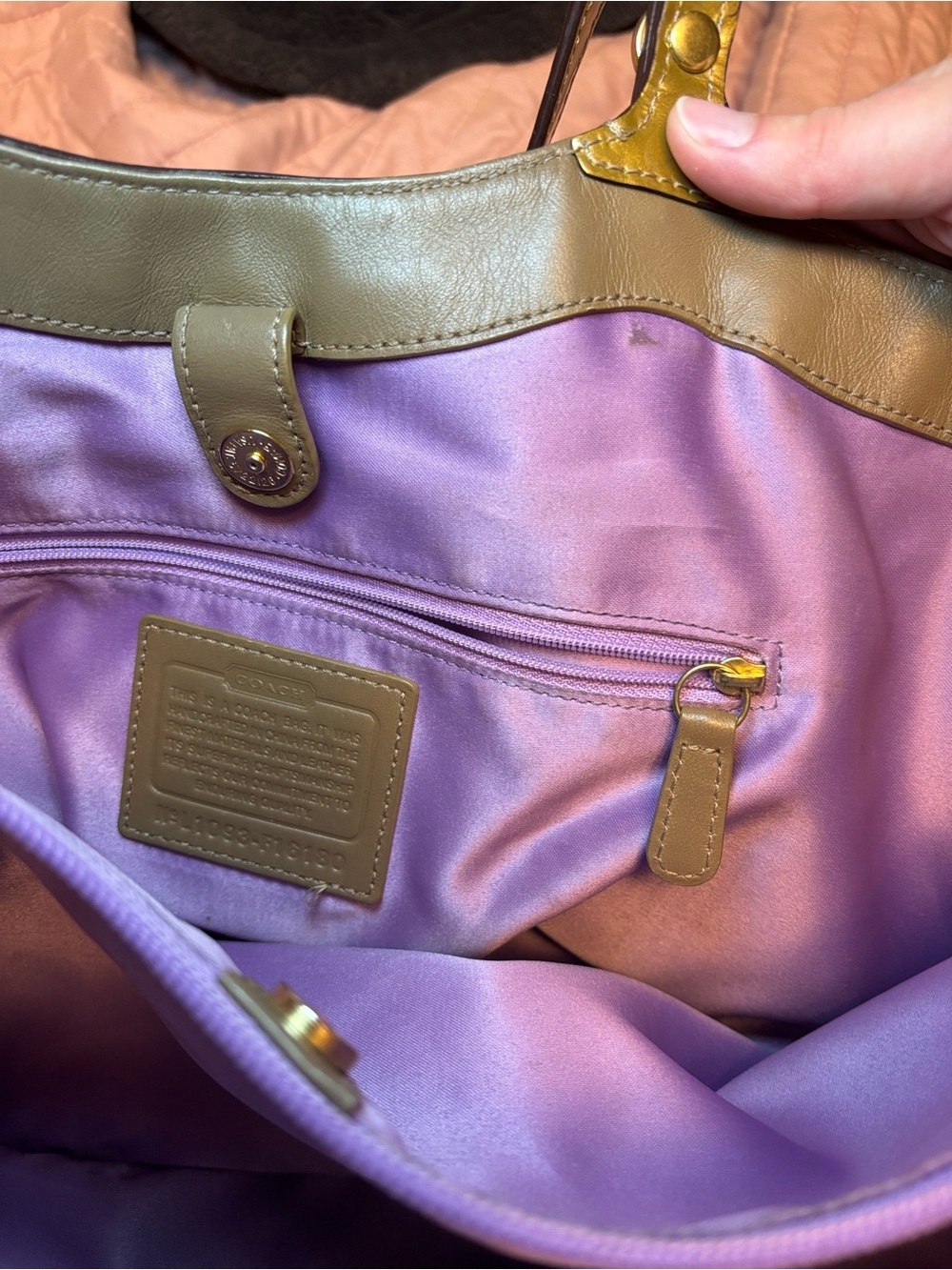 Coach Carly Patchwork Tote Bag - Picture 11 of 16
